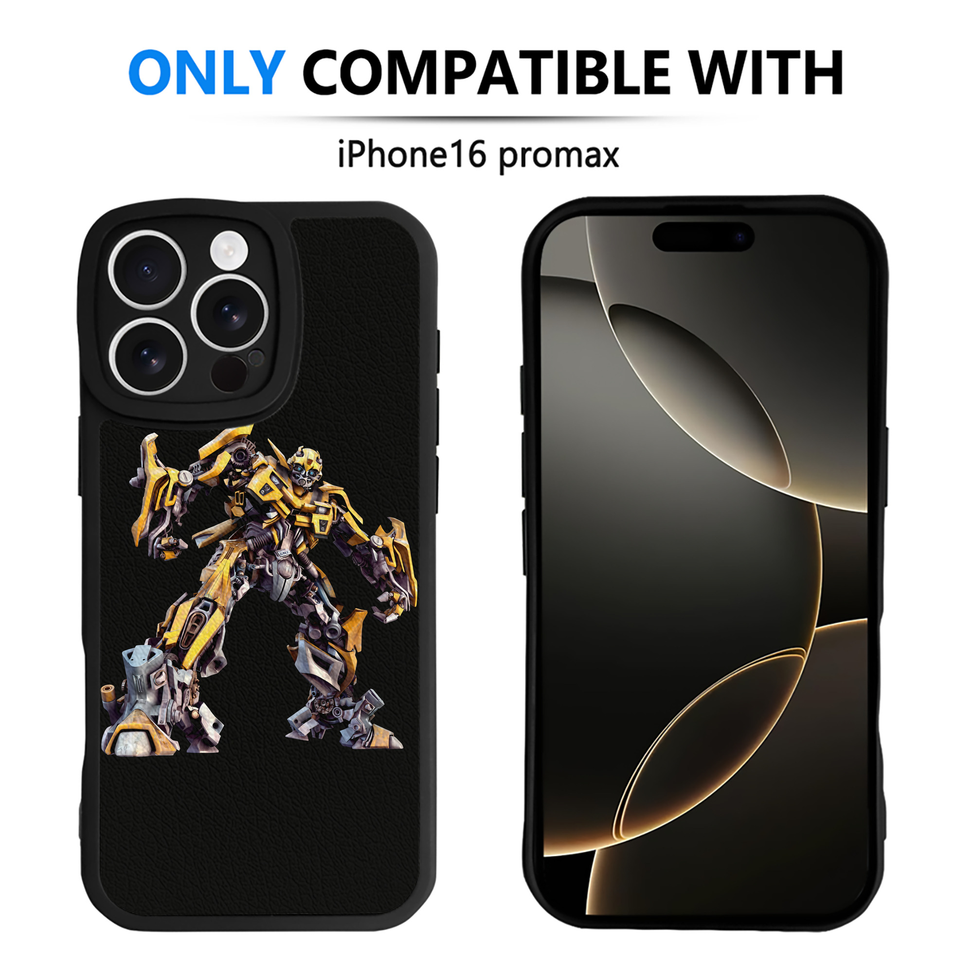 （画像用） Transformers トランスフォーマー 【iPhone 16シリーズ対応】シリコンスマホケース（レザー調） 材質：シリコン